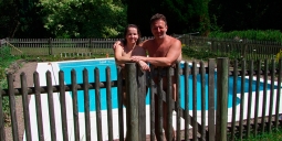 Bouwe en Tessa bij Moulin Joyeux